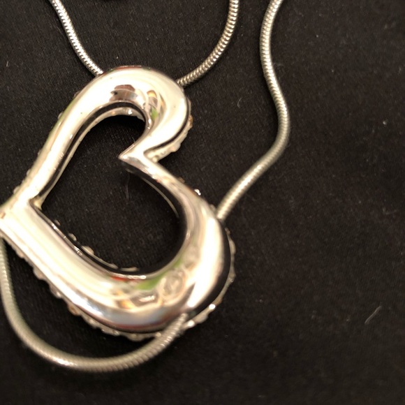 Swarovski 3D heart necklace - Picture 4 of 7